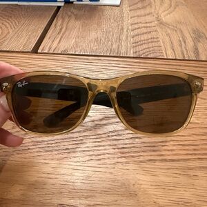 New Wayfarer RayBan Amber Sunglasses